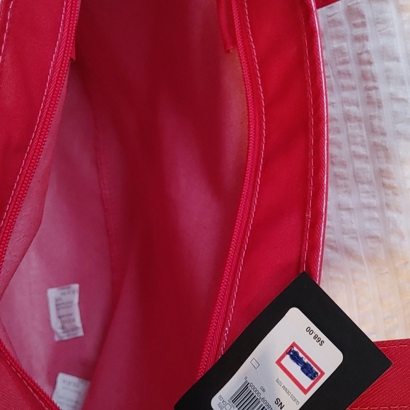 NWT Guess Red & Gold Tote Bag - Picture 7 of 13
